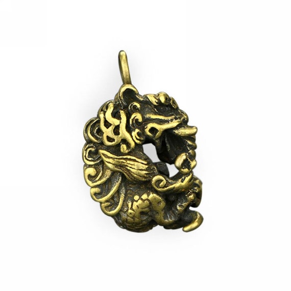 Creativity Chinese Old Solid Bronze Statue Beast … - image 1
