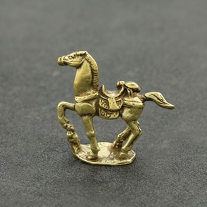 Win A Bloody Bmw Now Antiqued Chinese Solid Brass Statue Figurine