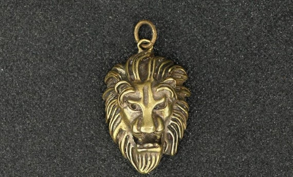 Creativity Chinese Old Solid Bronze Cool Lion Hea… - image 4