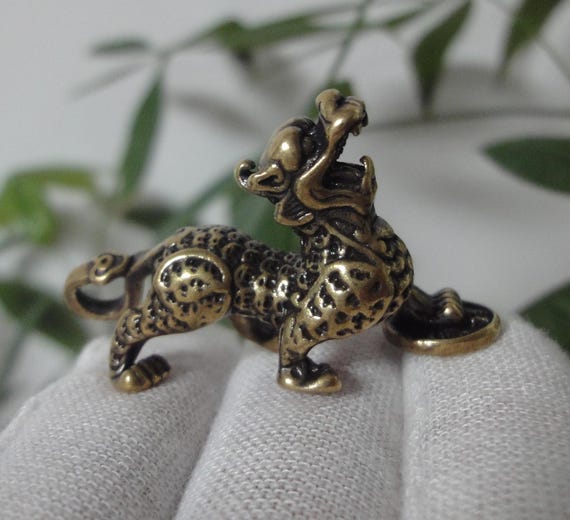 Creativity Chinese Old Solid Bronze Statue "PiXiu… - image 1