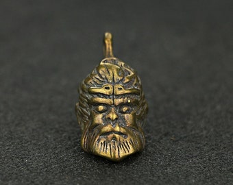 Creativity Chinese Old Solid Bronze Statue &quot;SunWuKong&quot; Pendant Keychain