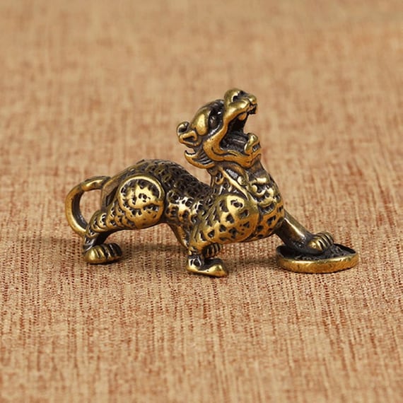 Creativity Chinese Old Solid Bronze Statue "PiXiu… - image 1