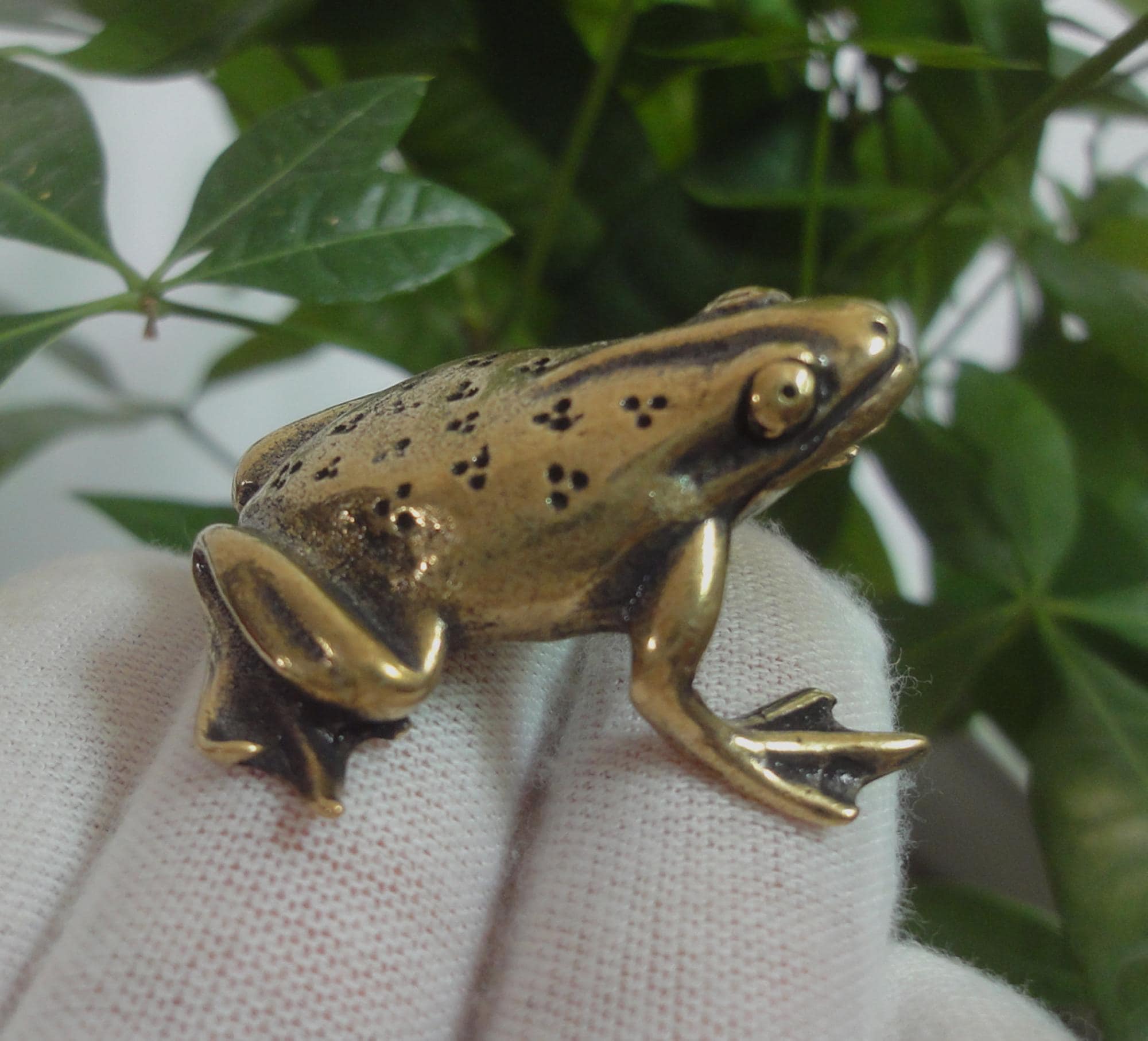 中国　古銅宣徳銅　蛙　置物　約1.9㎏　F　R6555 Retro Curio Chinese Solid Bronze Small Frog Statue Sculpture - Etsy