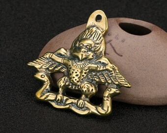 チベット　お守りペンダント　鳥 チベット 銅製 鳥 仏像 経典 寺院 お守り ロック鳥 ペンダント - Etsy 日本