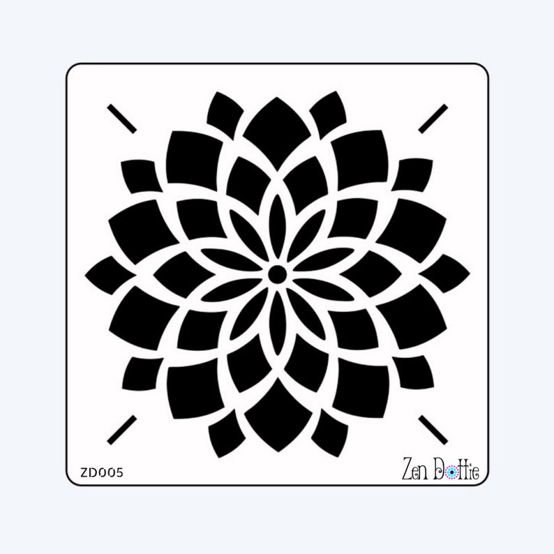 Dotting Dotting templates Dotting stencils set of 5 Dotting guides Dot Mandala stencils Mandala stencils