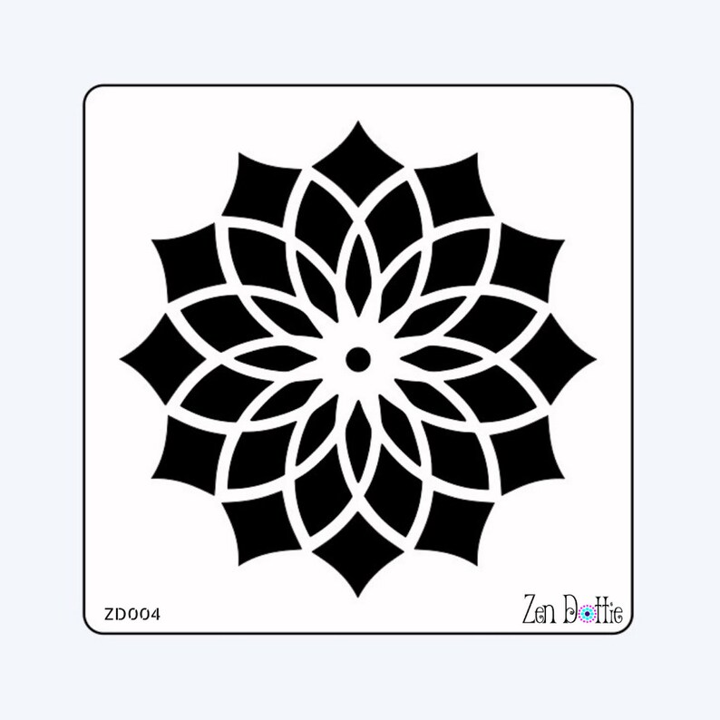 Dotting Dotting templates Dotting stencils set of 5 Dotting guides Dot Mandala stencils Mandala stencils