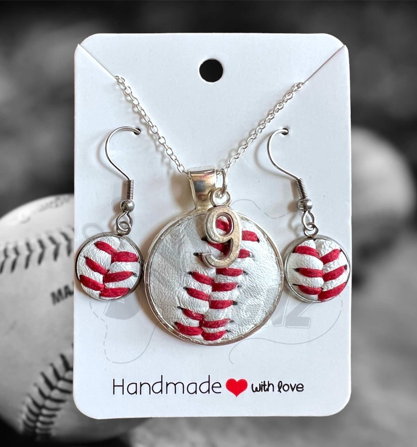 Orecchini a forma di palla sportiva retrò, in pelle, a forma di baseball, basket, calcio, pallavolo, gioielli da donna, Pelle, In pelle