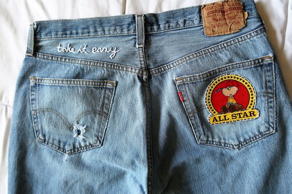 levi's snoopy jeans