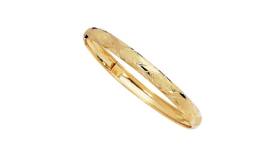 10k gold 2024 bangle bracelet