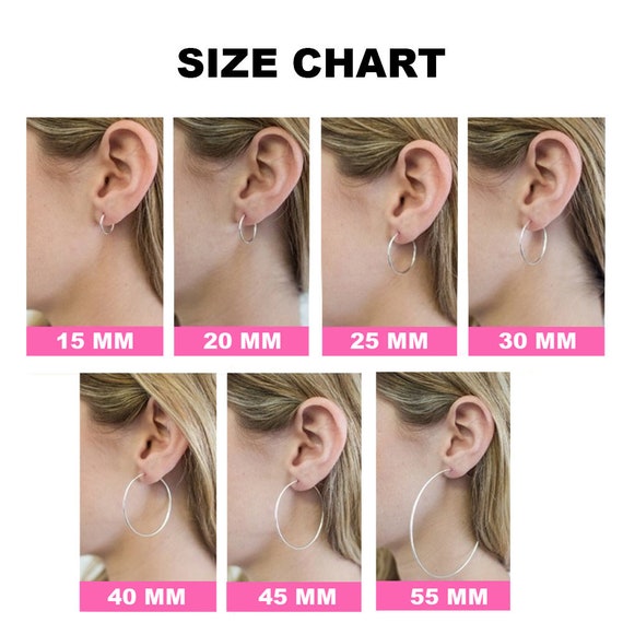 Earring Size Guide  VELVET BOX SOCIETY