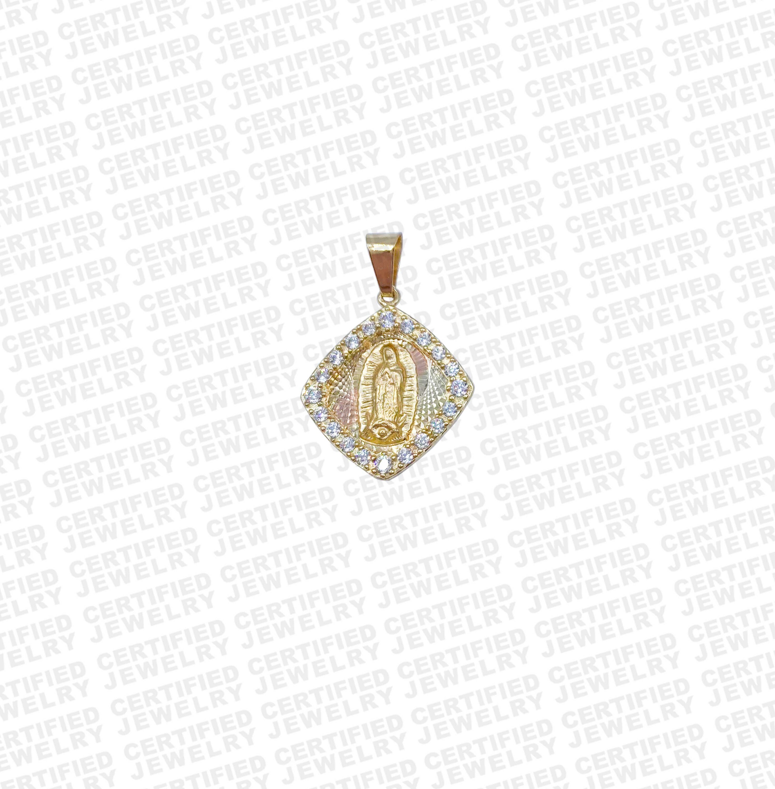 14k Religious Medals Gold Religious Pendant Jesus St. Jude