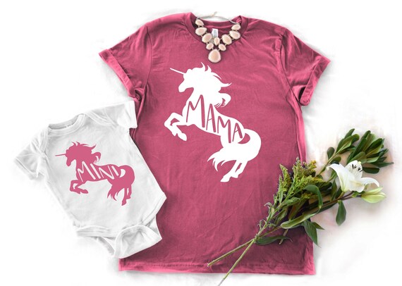 mommy and me unicorn onesie