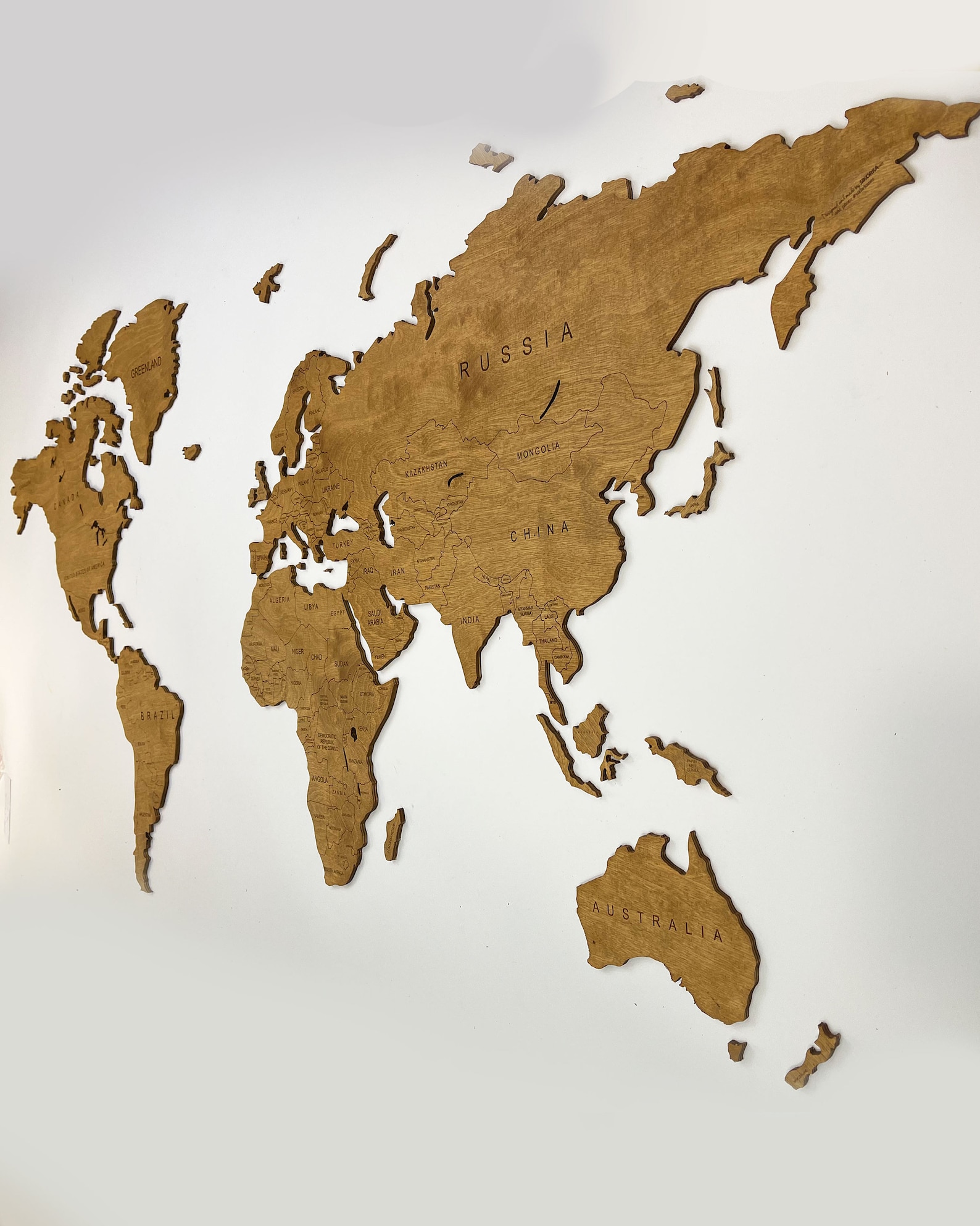 Wooden World Map Rustic Wall Decor Wall Decor Travel Map - Etsy