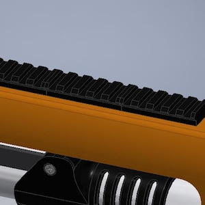 Picatinny Rail 4&quot; - Toy Attachment Only