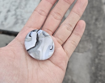 Upcycled Plastic Worry Stone - Grounding Pocket Pebble