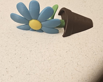 clipped flower desktop art