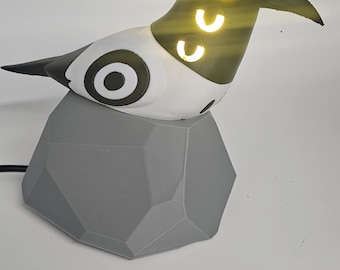 Sussy Demon Hunters Crow Lamp Statue