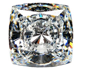 Cubic Zirconia / CZ Clear Super & Primium Quality Cushion Shape-cut Loose Stones 7A / AAAAAAA ( NOT 5A / aaaaa or aaa ) in U.S.A Shipper