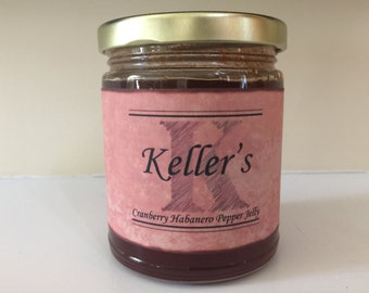 Keller’s Cranberry Habanero Pepper Jelly - Dip Sauce Gift