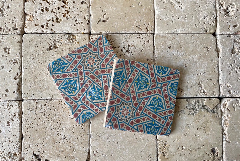 2 posavasos de azulejos "Sicilia" imagen 5