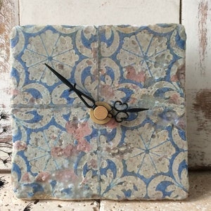 Upcycling mini clock, kitchen clock, table clock, wall clock “Shabby Chic” home decoration, gift