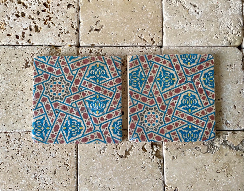 2 posavasos de azulejos "Sicilia" imagen 6