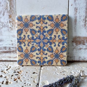 Tile, tile "Sicily" kitchen decoration, coaster, Mother's Day gift