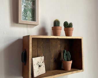 Small apothecary drawer “True Vintage” wall shelf, kitchen shelf, spice rack, bathroom shelf