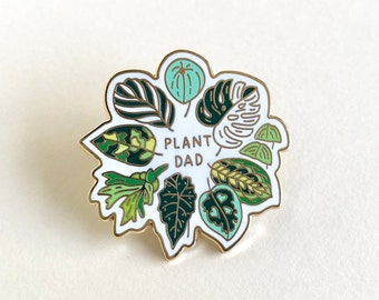 Plant Dad Enamel Pin