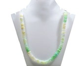 Peruvian Blue Opal Peru - 16 39 39 Smooth Tyre Gemstone 1 Strand EB0007 Jewelry Beads Handmade Natural