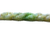 Peruvian Blue Opal Peru - 16 39 39 Smooth Tyre Beads Gemstone 1 Strand EB0006 Jewelry Beads Natural