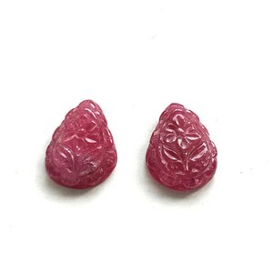 Ruby Mozambique Ruby Carved Heated ruby carving natural ruby For Jewelry