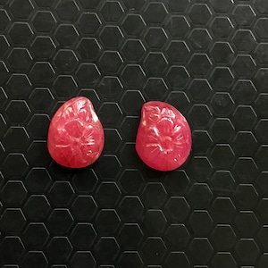 Ruby Mozambique Ruby Carved Heated ruby carving natural ruby For Jewelry