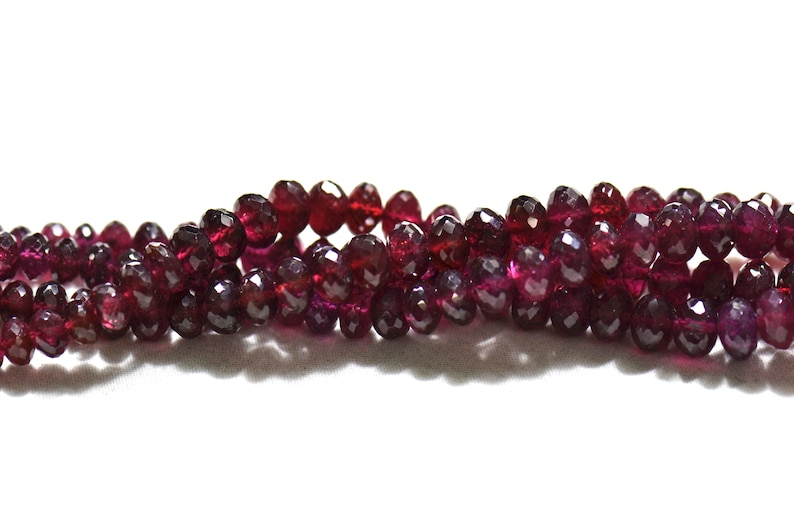 AAA Garnet 16 /'/' Africa Faceted Beads 1 Strand Gemstone Handmade Jewelry Beads Necklace EB00366 Natural