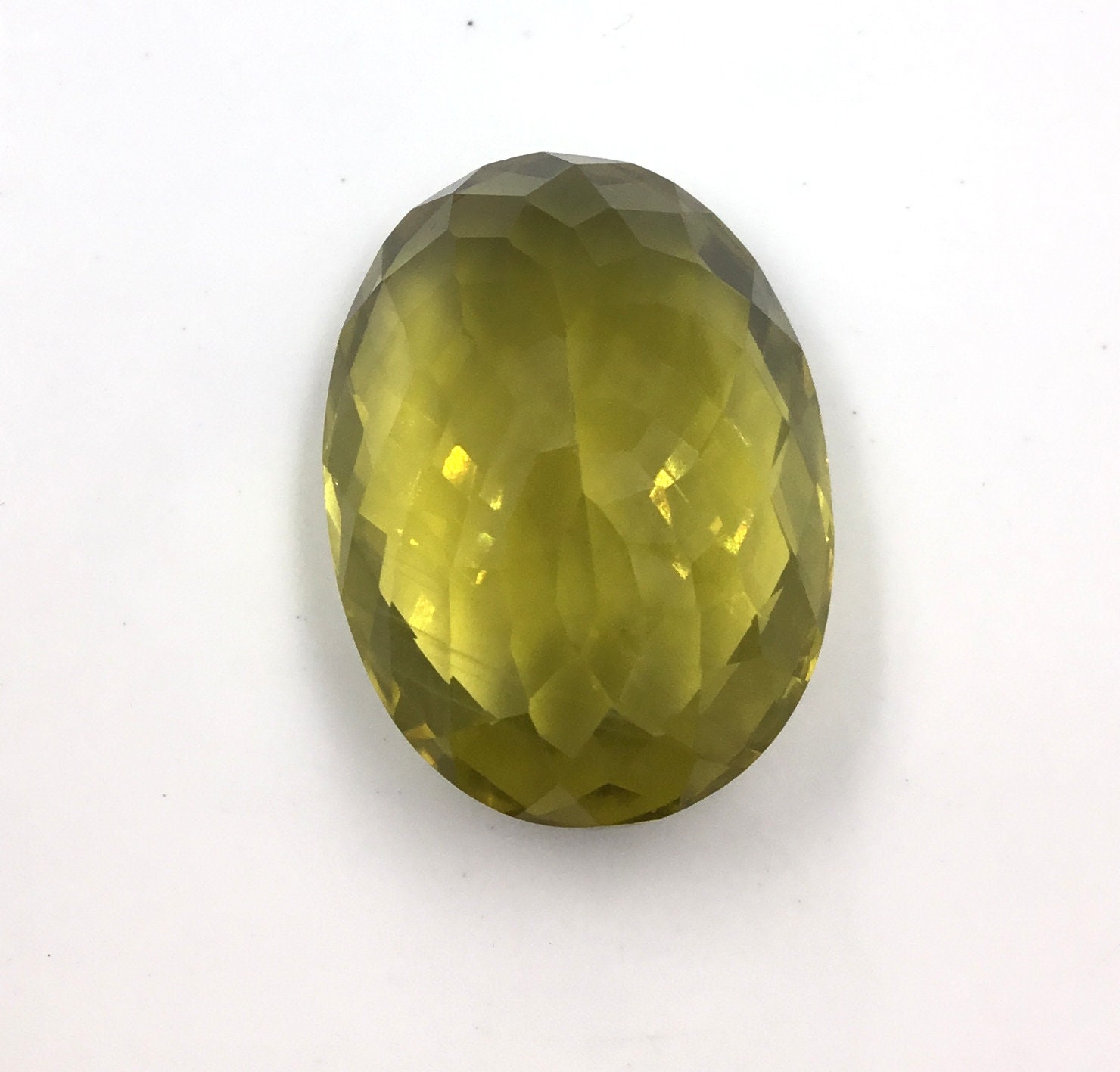 Natural Honey Quartz Faceted Fancy Oval Loose Gemstone Etsy