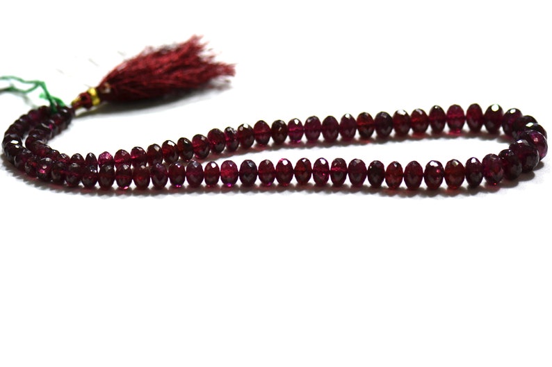 AAA Garnet 16 /'/' Africa Faceted Beads 1 Strand Gemstone Handmade Jewelry Beads Necklace EB00366 Natural