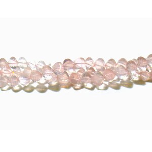 Quarzo rosa Africa Perline intrecciate Pietra preziosa 1 filo