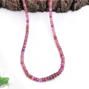 Red Spinel 3mm to 6mm Faceted Beads Natural Gemstone Beads