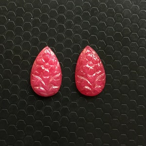 Ruby Mozambique Ruby Carved Heated ruby carving natural ruby For Jewelry
