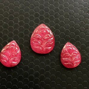 Ruby Mozambique Ruby Carved Heated ruby carving natural ruby For Jewelry