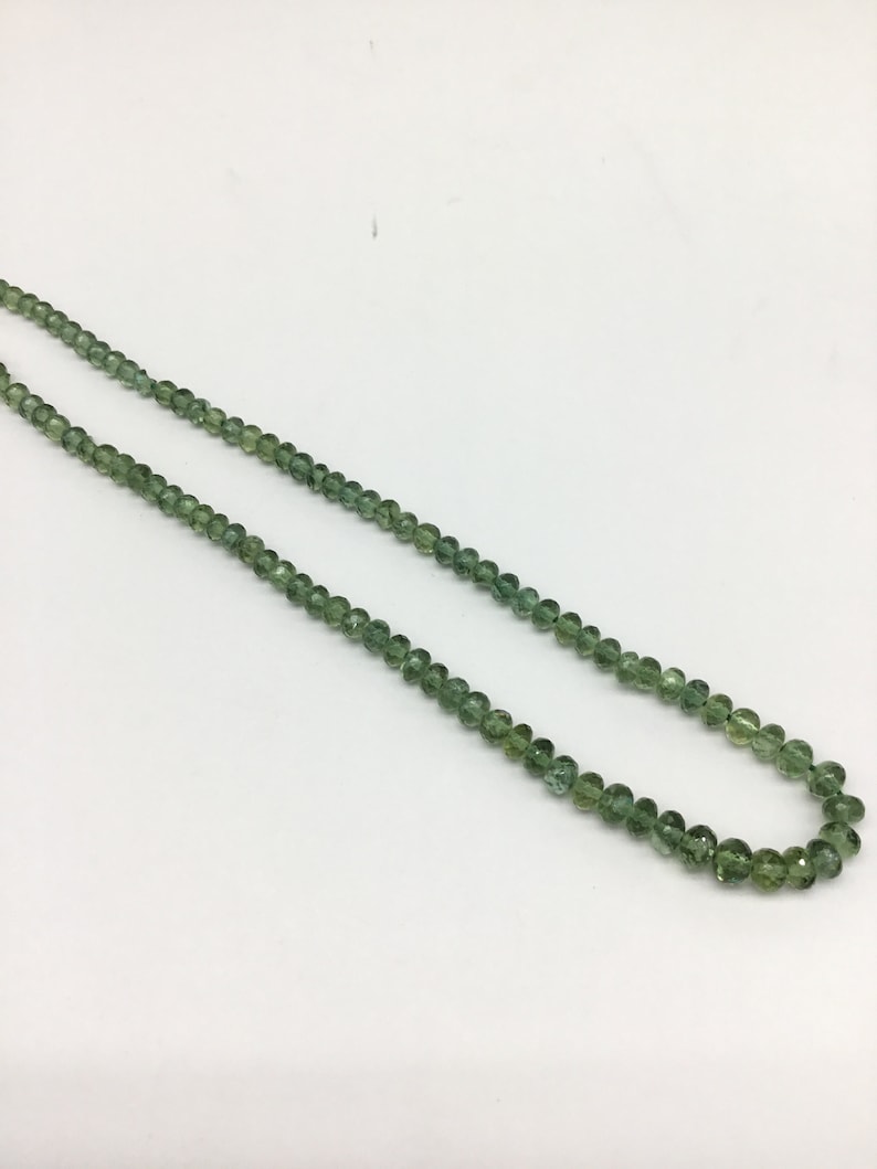 Green Apatite 16 /'/' Faceted Beads 1 Strand Natural gemstone handmade necklace Beads EBA37