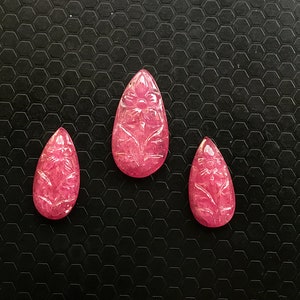 Ruby Mozambique Ruby Carved Heated ruby carving natural ruby For Jewelry