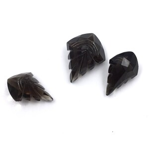 Natural Smoky Quartz Fancy Carving Loose Gemstone
