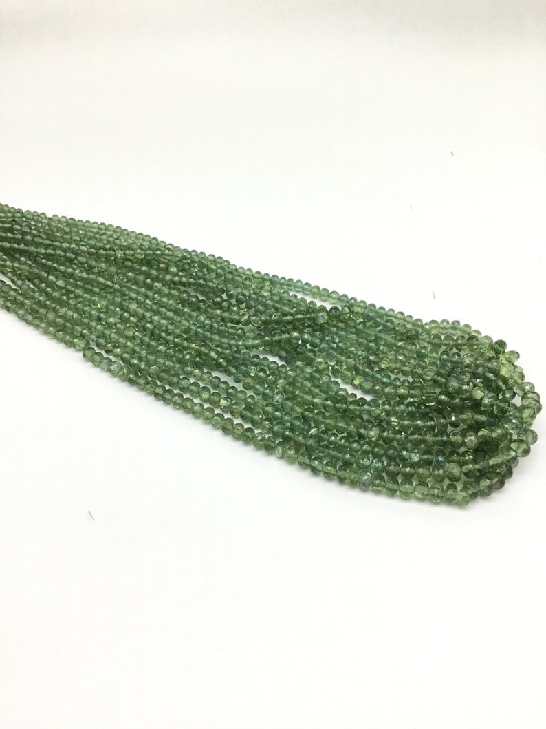Green Apatite 16 /'/' Faceted Beads 1 Strand Natural gemstone handmade necklace Beads EBA37