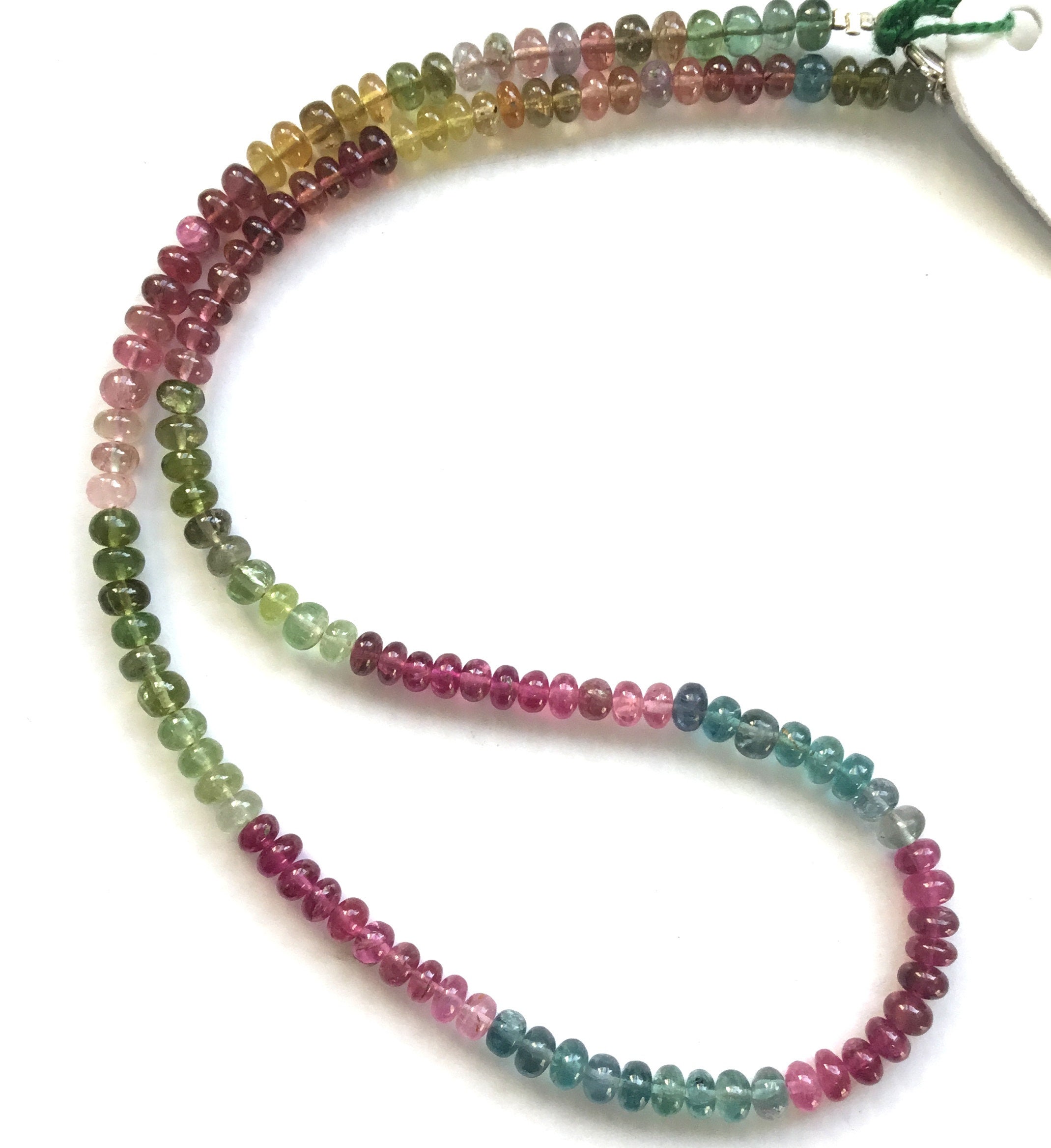 Tourmaline Multi Beaded Gemstone Natural Tourmaline Beads Etsy
