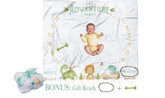 etsy baby milestone blanket