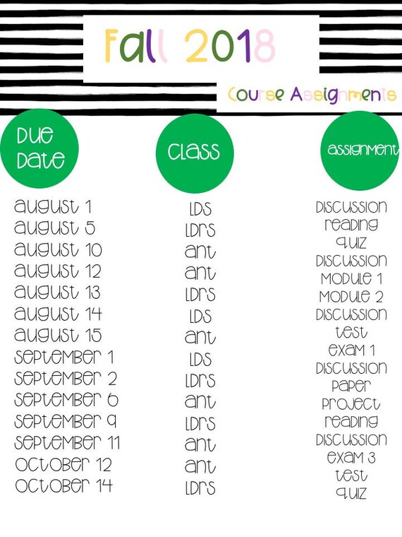 assignment tracker template assignment tracker template