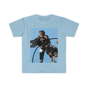 Russell Westbrook Flexing Graphic Tee | Vintage Russell Westbrook, LA Clippers Graphic Unissex Softstyle T-Shirt
