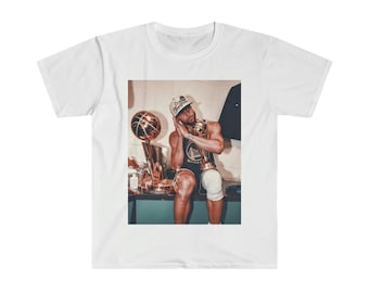 Stephen Curry Championship Graphic Tee | Vintage Steph Curry &quot;Go to Sleep&quot; Championship Graphic Unisex Softstyle T-Shirt