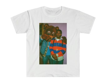 Kanye West &quot;The College Dropout&quot; Graphic Tee | Vintage Kanye West Graphic Unisex Softstyle T-Shirt
